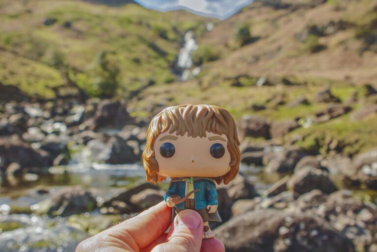 Stopped to cool our furry feet in the…