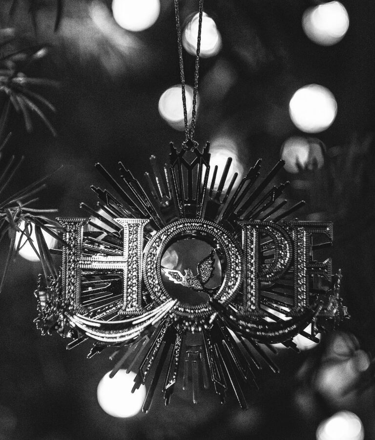 A dash of peace, a cup of cheer, a thrill of hope