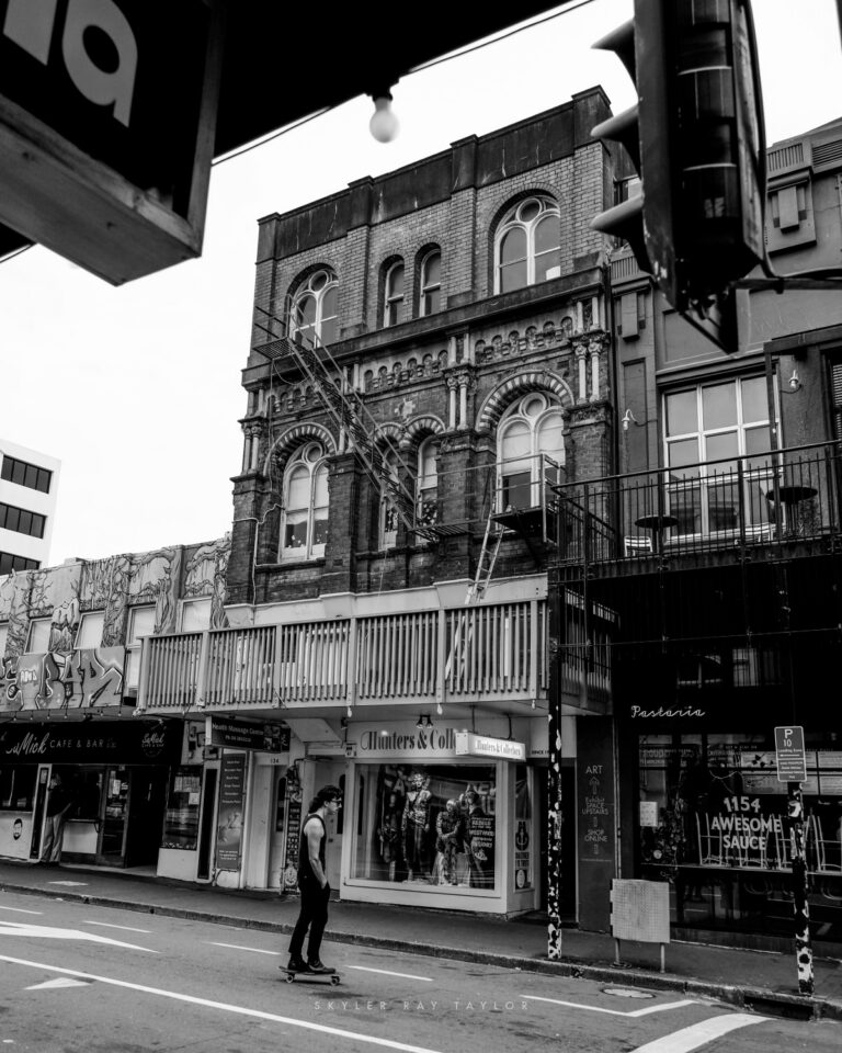 Morning on Cuba Street.