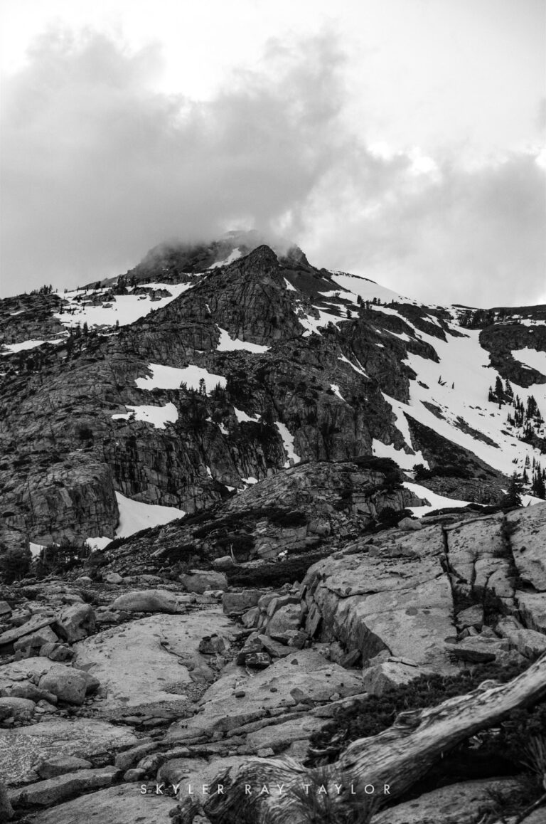 Lake Aloha in Snow